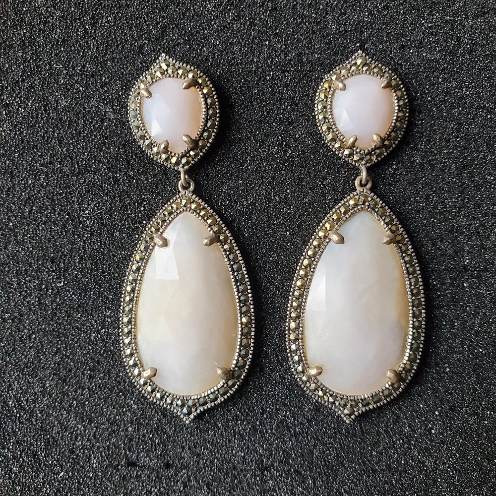 Quartz earrings